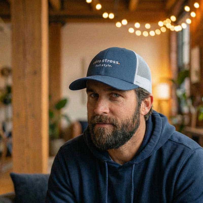 ZERO STRESS - TRUCKER NAVY
