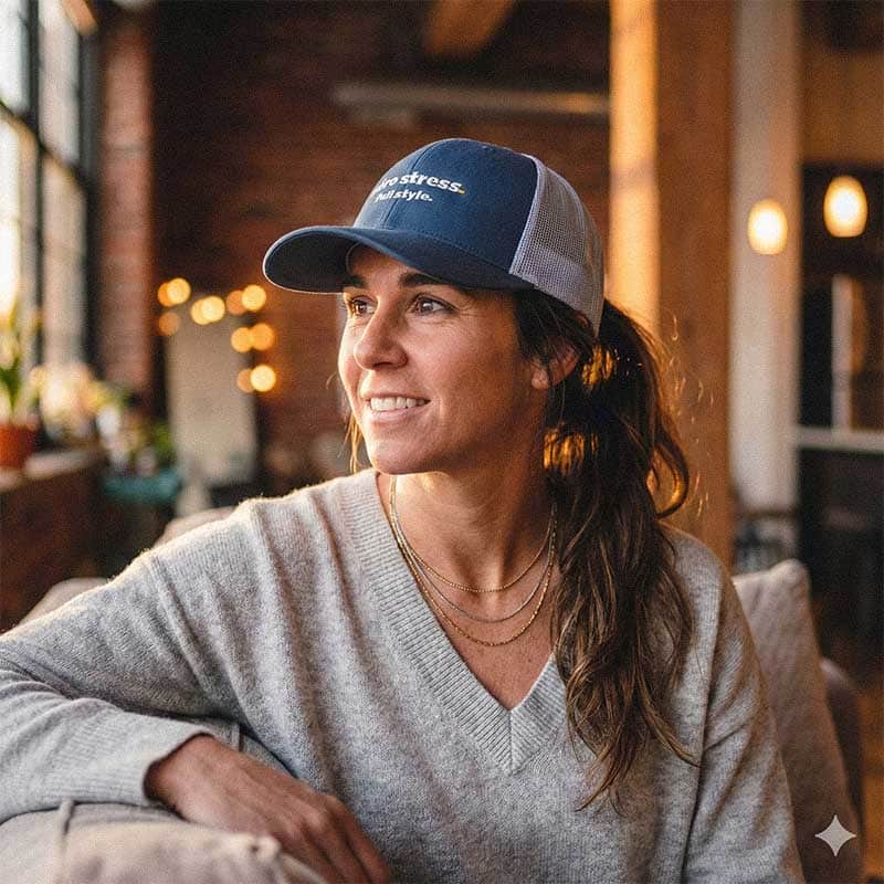 ZERO STRESS - TRUCKER NAVY